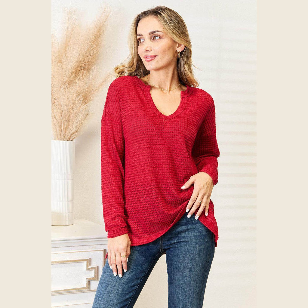 Culture Code Full Size Wide Notch Relax Top - VacationGrabs