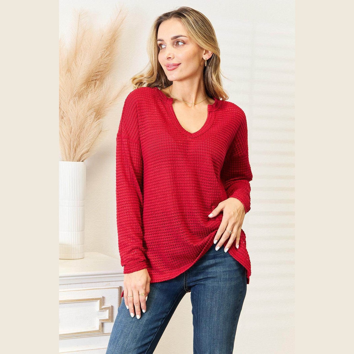 Culture Code Full Size Wide Notch Relax Top - VacationGrabs