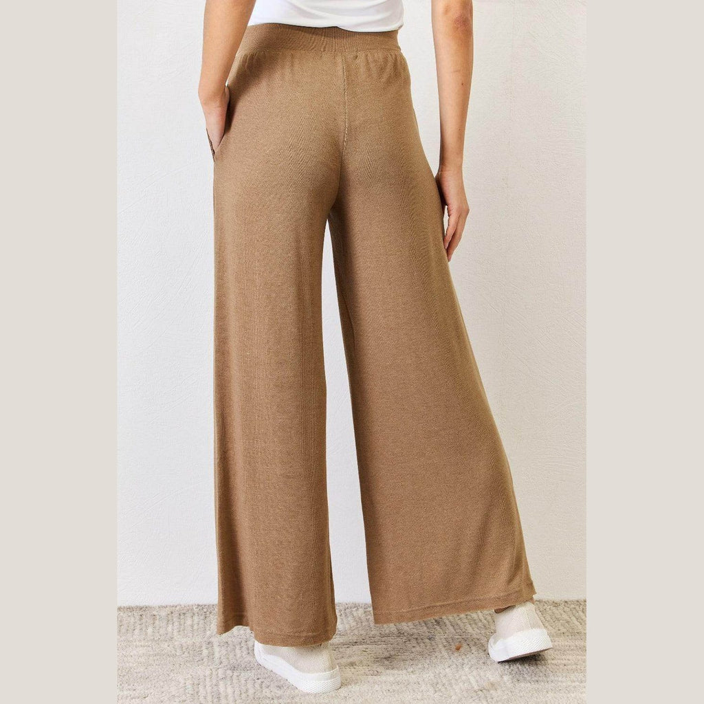 RISEN Ultra Soft Wide Leg Pants - VacationGrabs