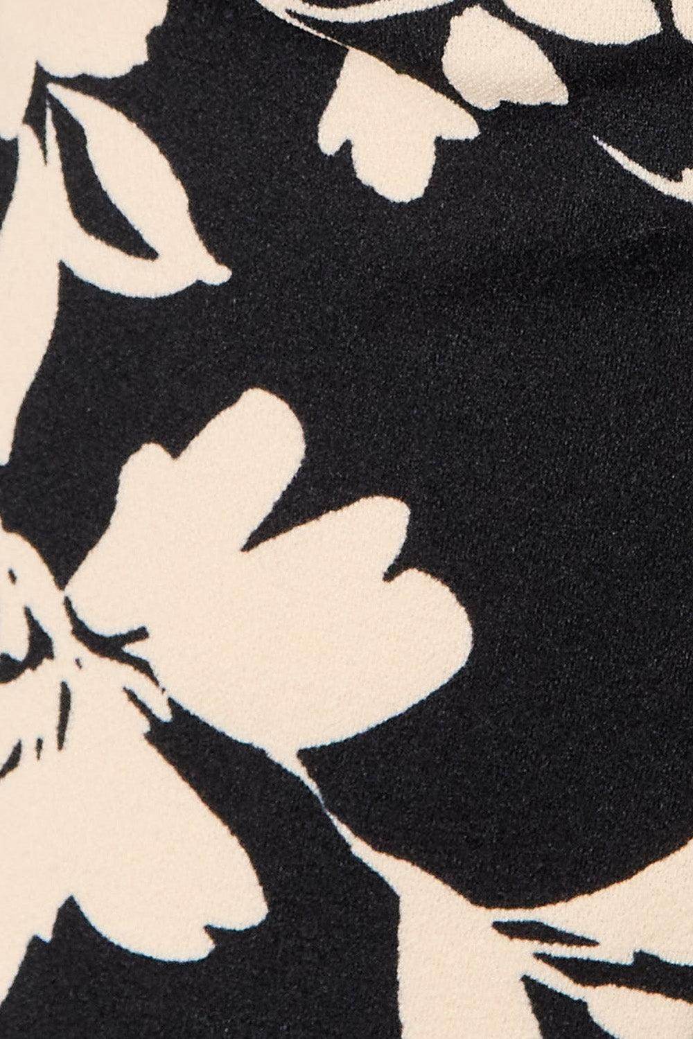 Heimish Full Size High Waist Floral Flare Pants - VacationGrabs