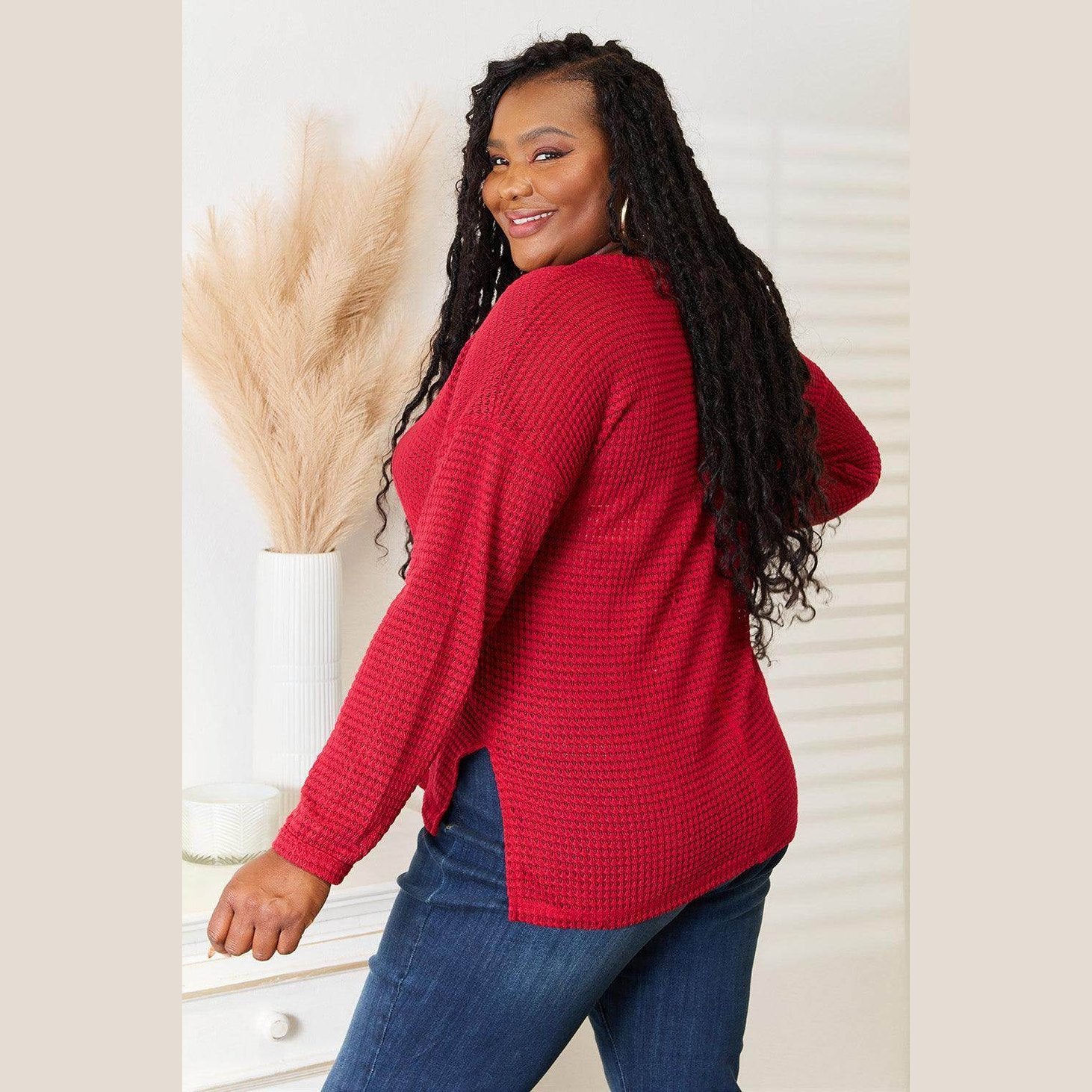 Culture Code Full Size Wide Notch Relax Top - VacationGrabs