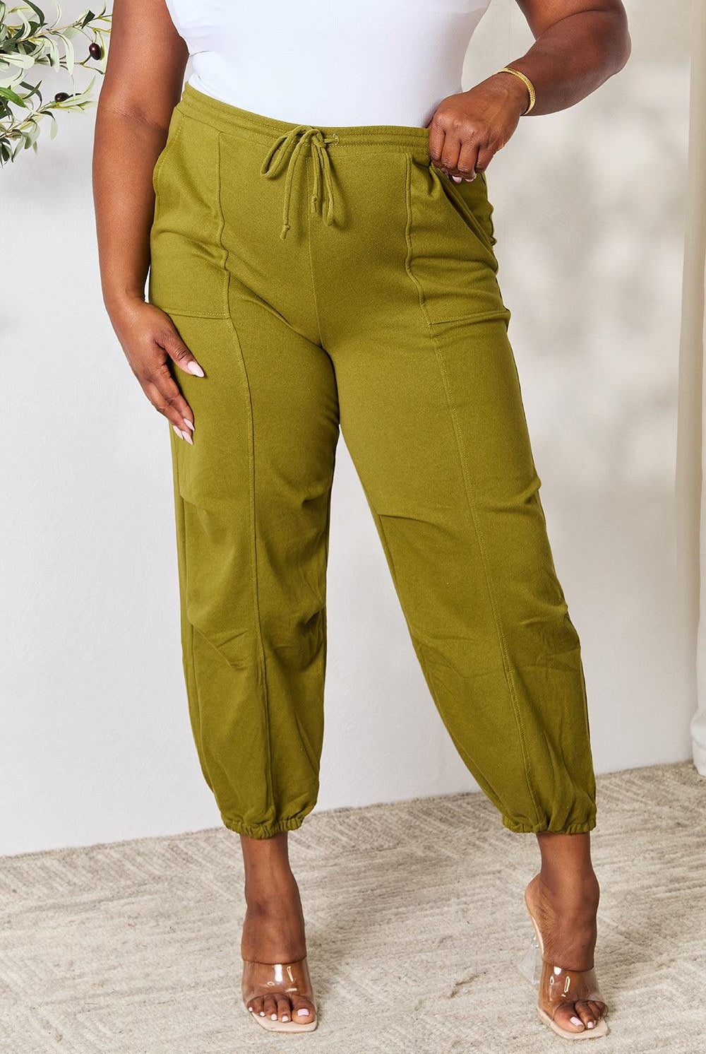 Women's Pants Culture Code Full Size Drawstring Sweatpants with pockets