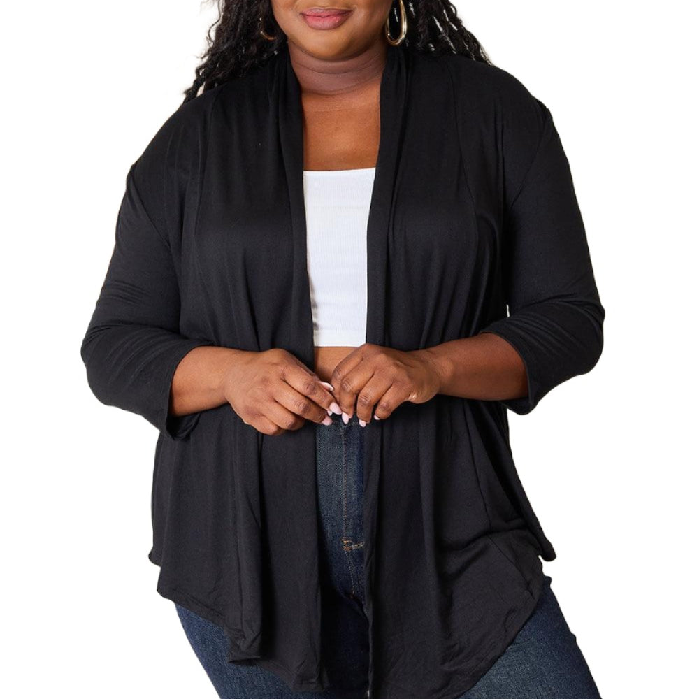 Women's Sweaters - Cardigans Culture Code Full Size Open Front Cardigan