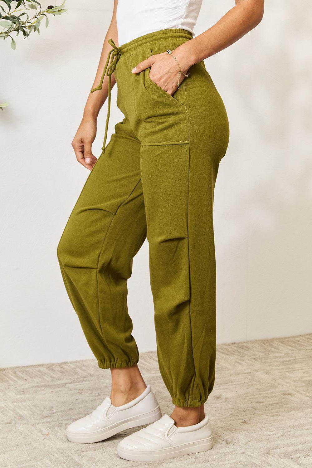 Culture Code Full Size Drawstring Sweatpants with pockets - VacationGrabs