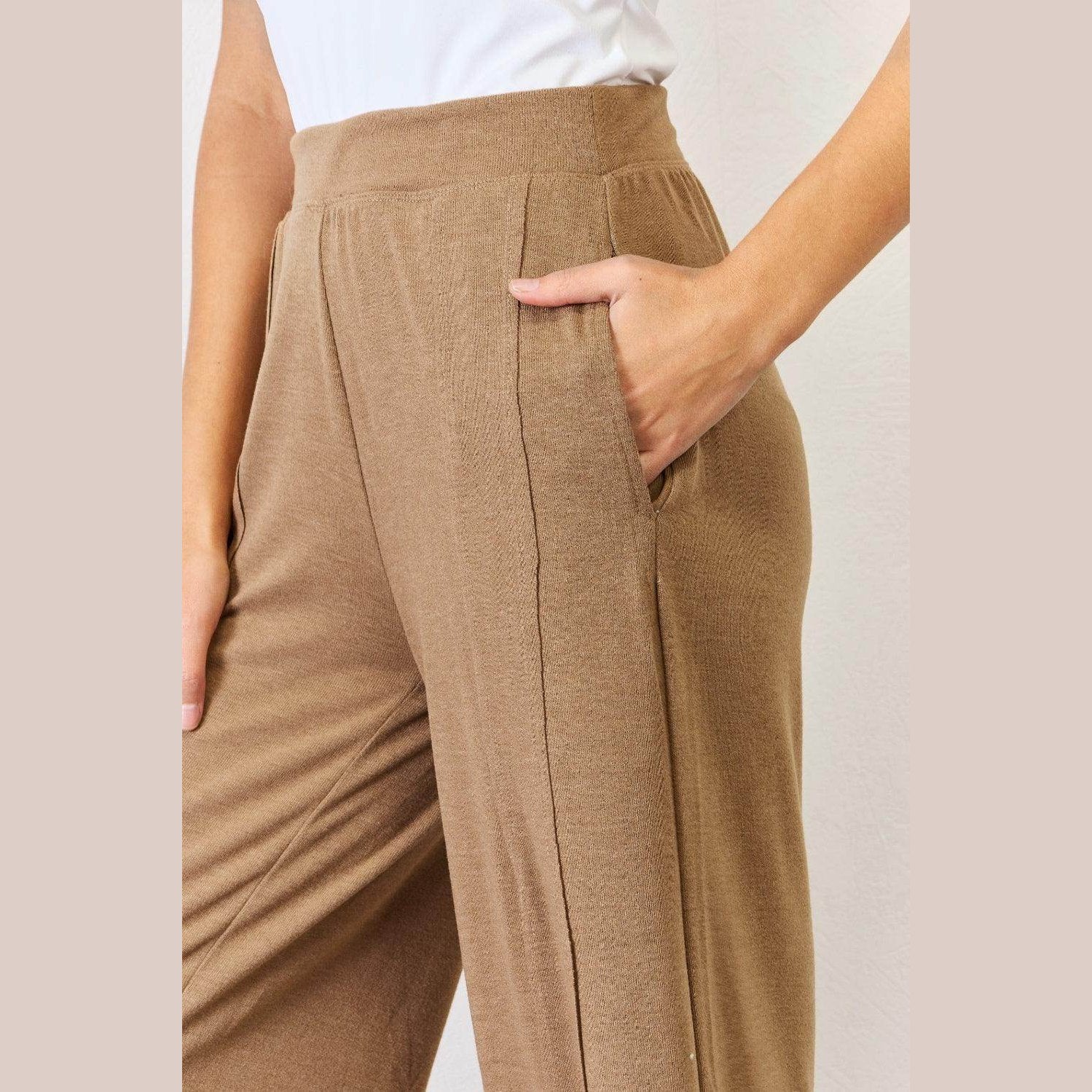 RISEN Ultra Soft Wide Leg Pants - VacationGrabs