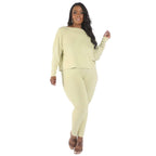 Plus Two-Piece Pants Set Back Strap Point - VacationGrabs