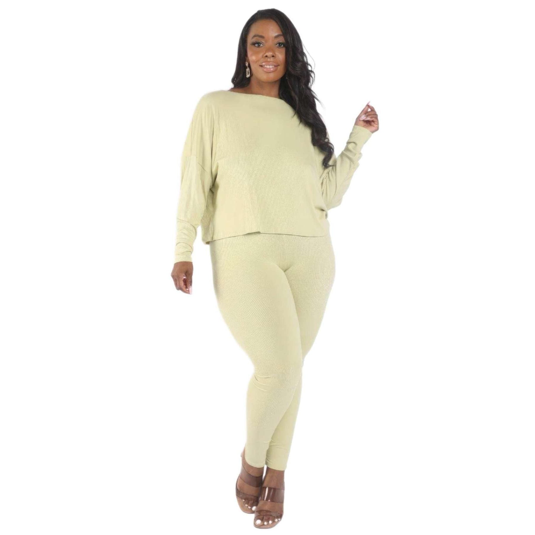 Plus Two-Piece Pants Set Back Strap Point - VacationGrabs
