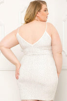Women's Special Occasion Wear Rhinestone Body Plus Size Mini Dress