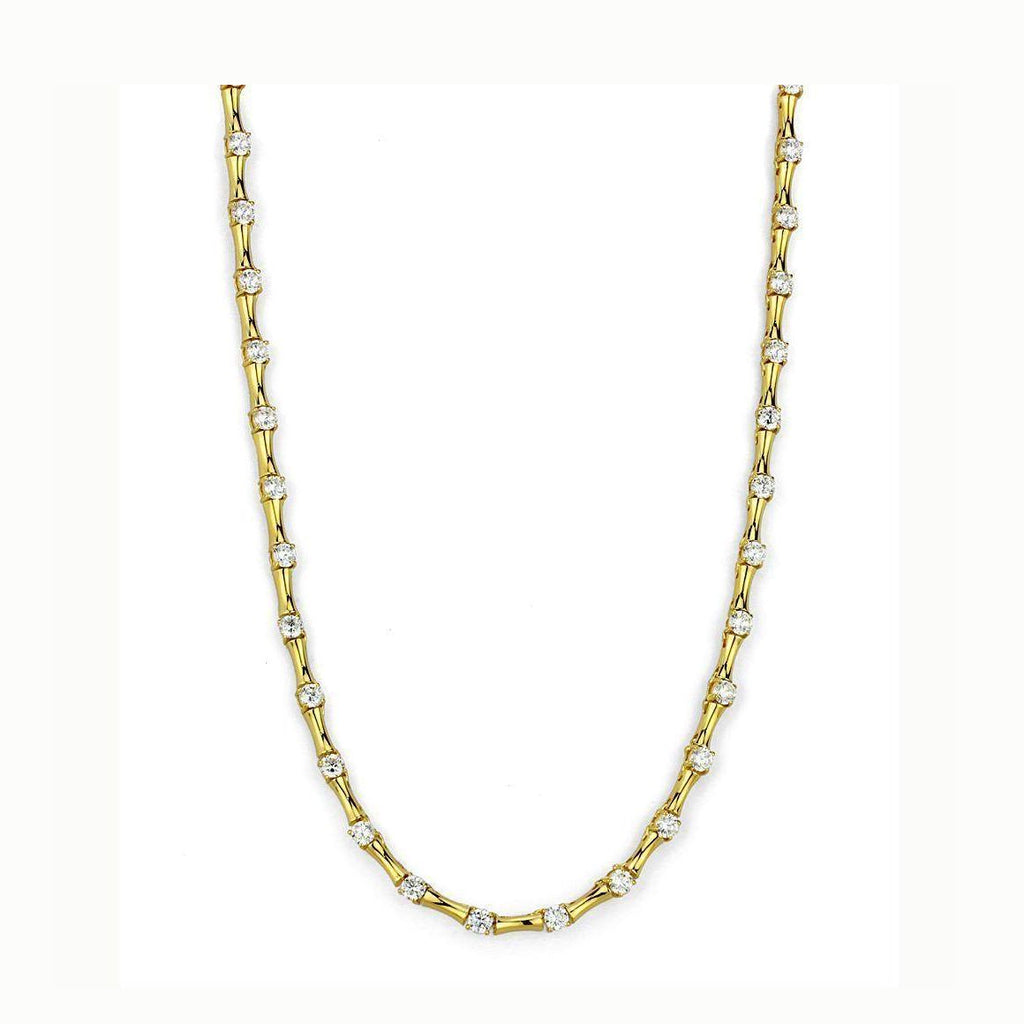 VacationGrabs AAA grade CZ gold necklace designed for stylish and elegant women's jewelry