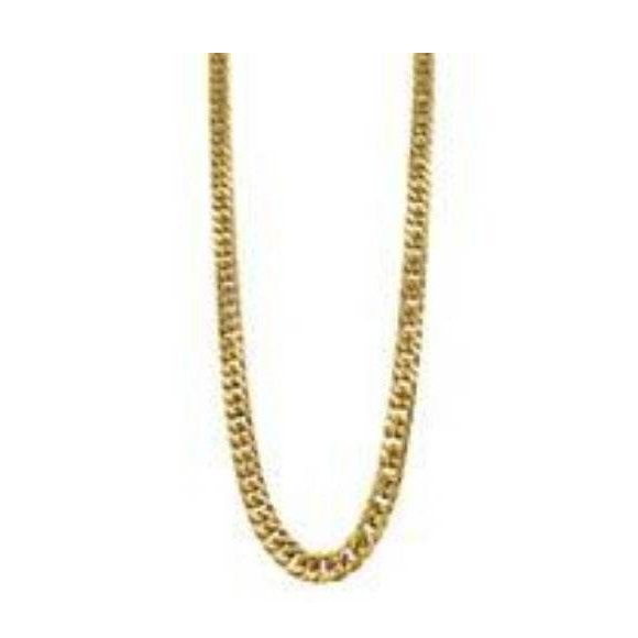 Adornia stainless steel chain necklace in gold with a sleek and modern design for men's fashion