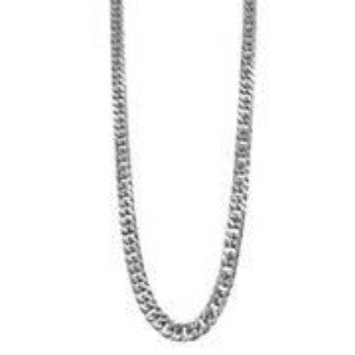 Adornia stainless steel chain necklace featuring a classic design for stylish men's jewelry