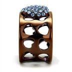 VacationGrabs aquamarine crystal ring featuring heart cutouts and a sparkling design
