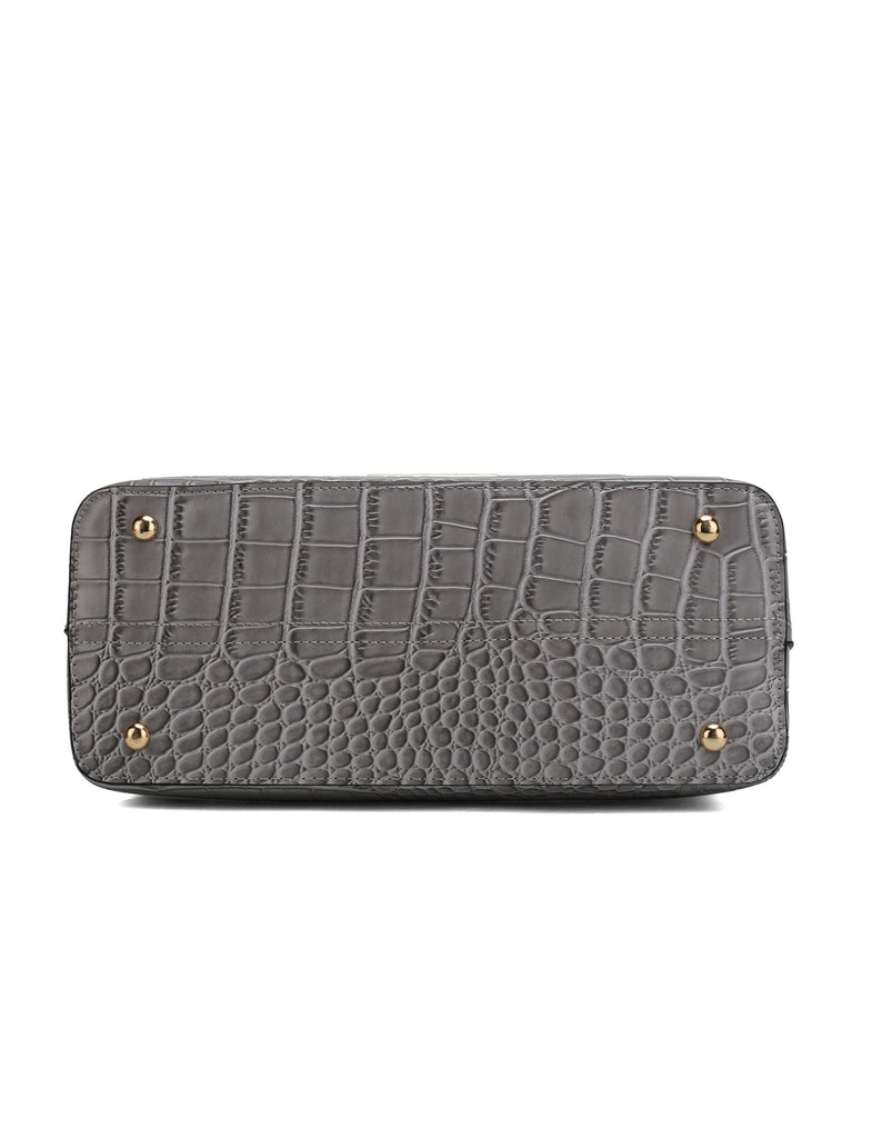 Wallets, Handbags & Accessories Aurelia Crocodile Embossed Vegan Leather Women Tote Handbag