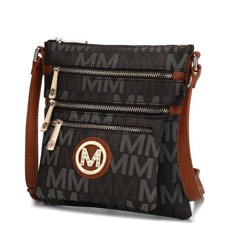 Wallets, Handbags & Accessories Beatrice M Signature Multi Compartments Crossbody Purse