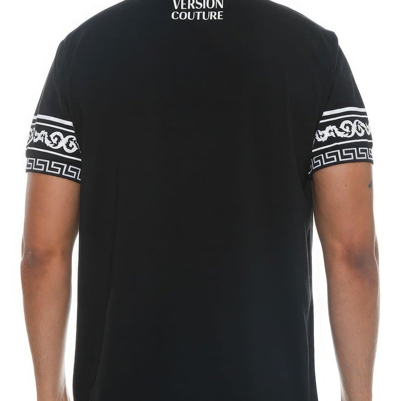 Men's Shirts Black Couture Polo Button Down Shirt
