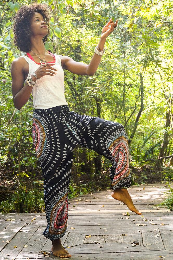 Black Hippie Women's Pants