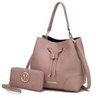 Wallets, Handbags & Accessories Callie Solid Bucket Bag With Matching Wallet