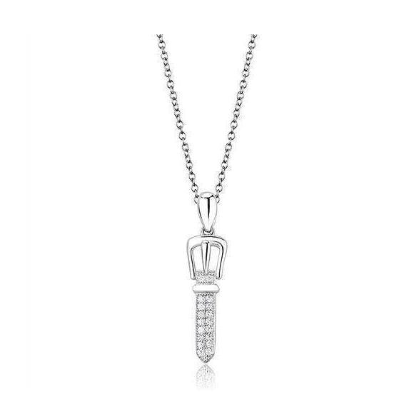 Chain Necklace Pendant 3W1381 - Rhodium 925 Sterling Silver - VacationGrabs