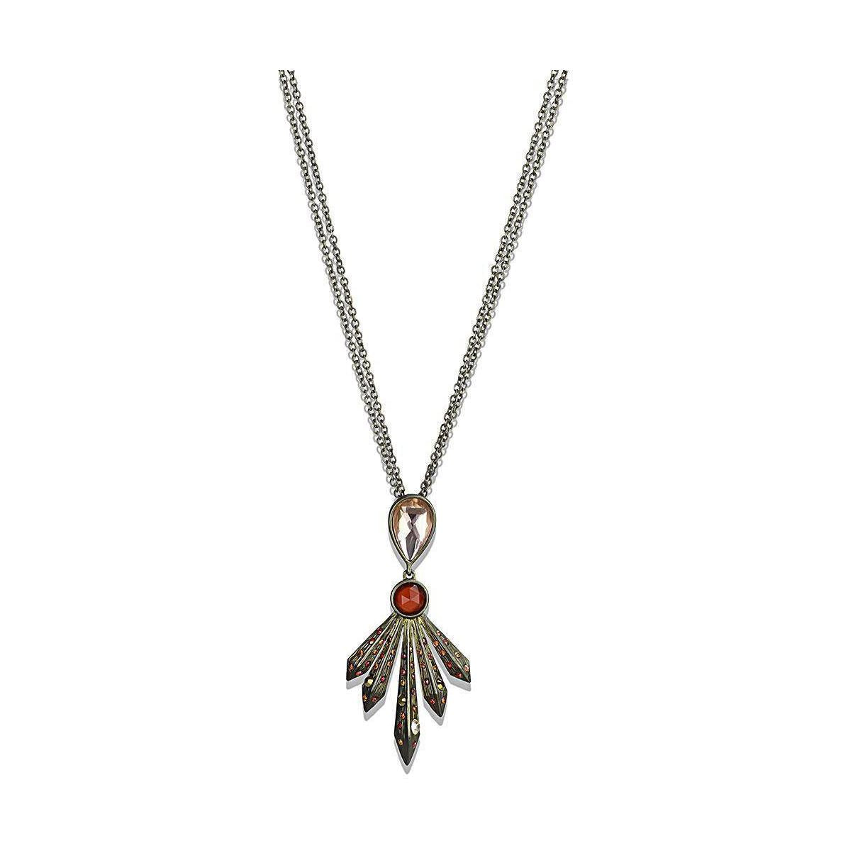 Chain Necklace Pendant LO4216 - Antique Copper Brass - VacationGrabs