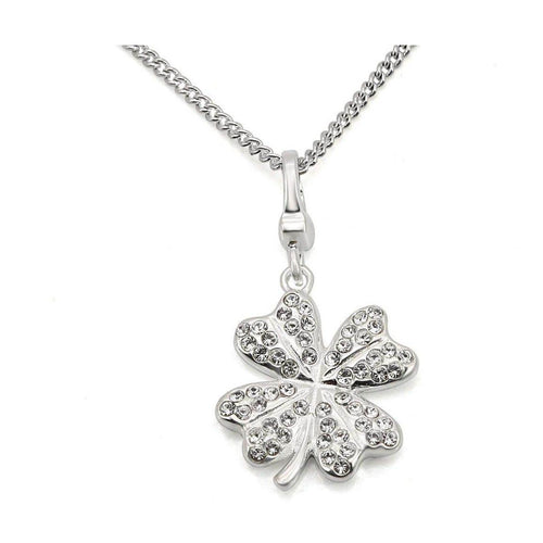 Chain Necklace Pendant LOS425 - Silver 925 Sterling Silver - VacationGrabs