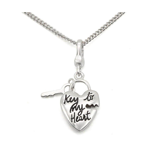 Chain Necklace Pendant LOS430 - Silver 925 Sterling Silver - VacationGrabs