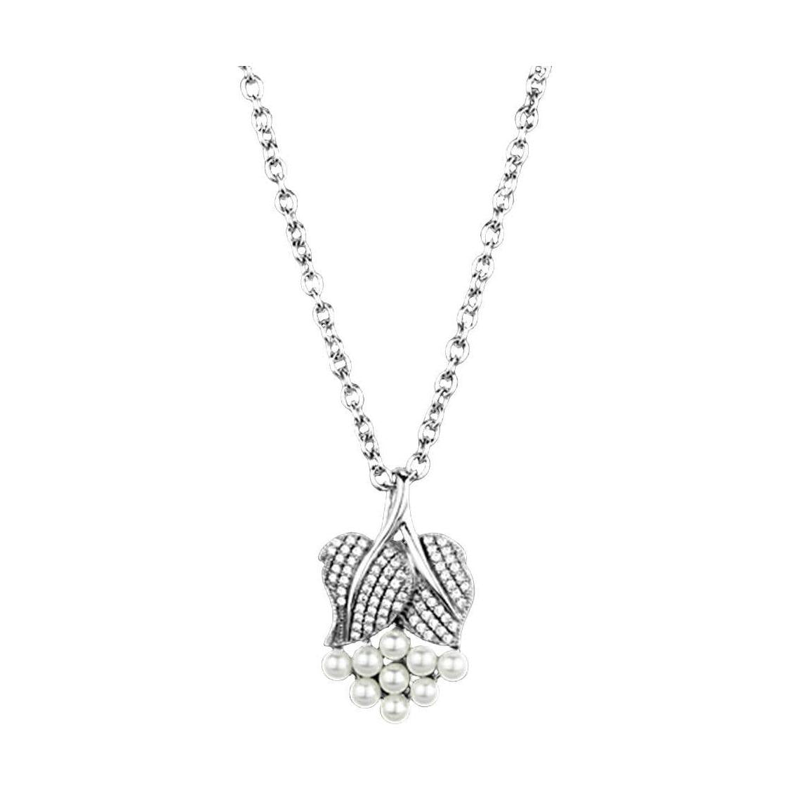Chain Necklace Pendant TS165 - Rhodium 925 Sterling Silver - VacationGrabs