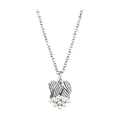 Chain Necklace Pendant TS165 - Rhodium 925 Sterling Silver - VacationGrabs
