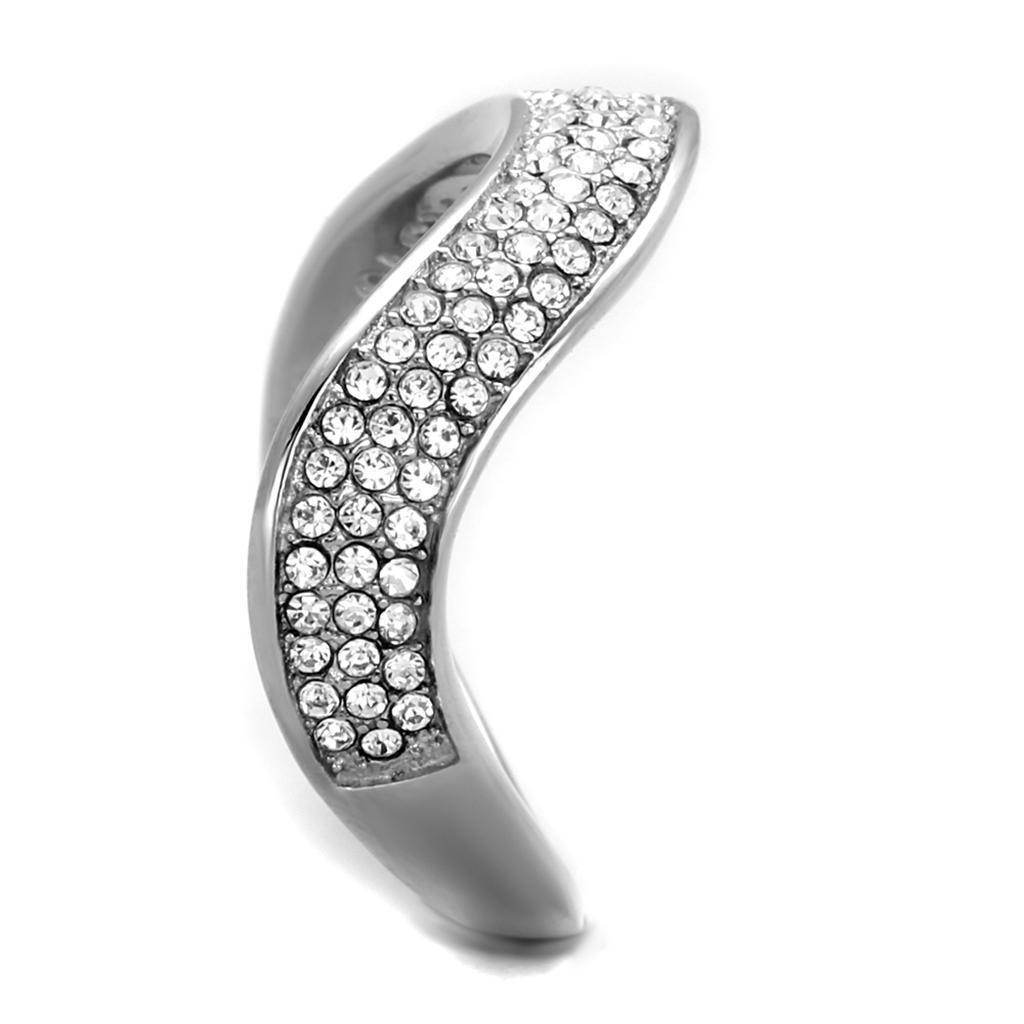 Elegant crystal polished rings featuring a sleek design and sparkling stones for a stunning look