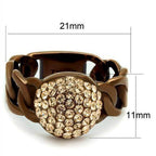 VacationGrabs crystal studded chain ring with a bold design and sparkling embellishments for stylish looks