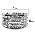 Women's Jewelry - Rings Dazzling Stainless Steel Synthetic Crystal Rings