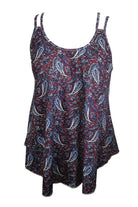 Trendsi women's double strap summer cami in paisley print, perfect for warm weather outfits