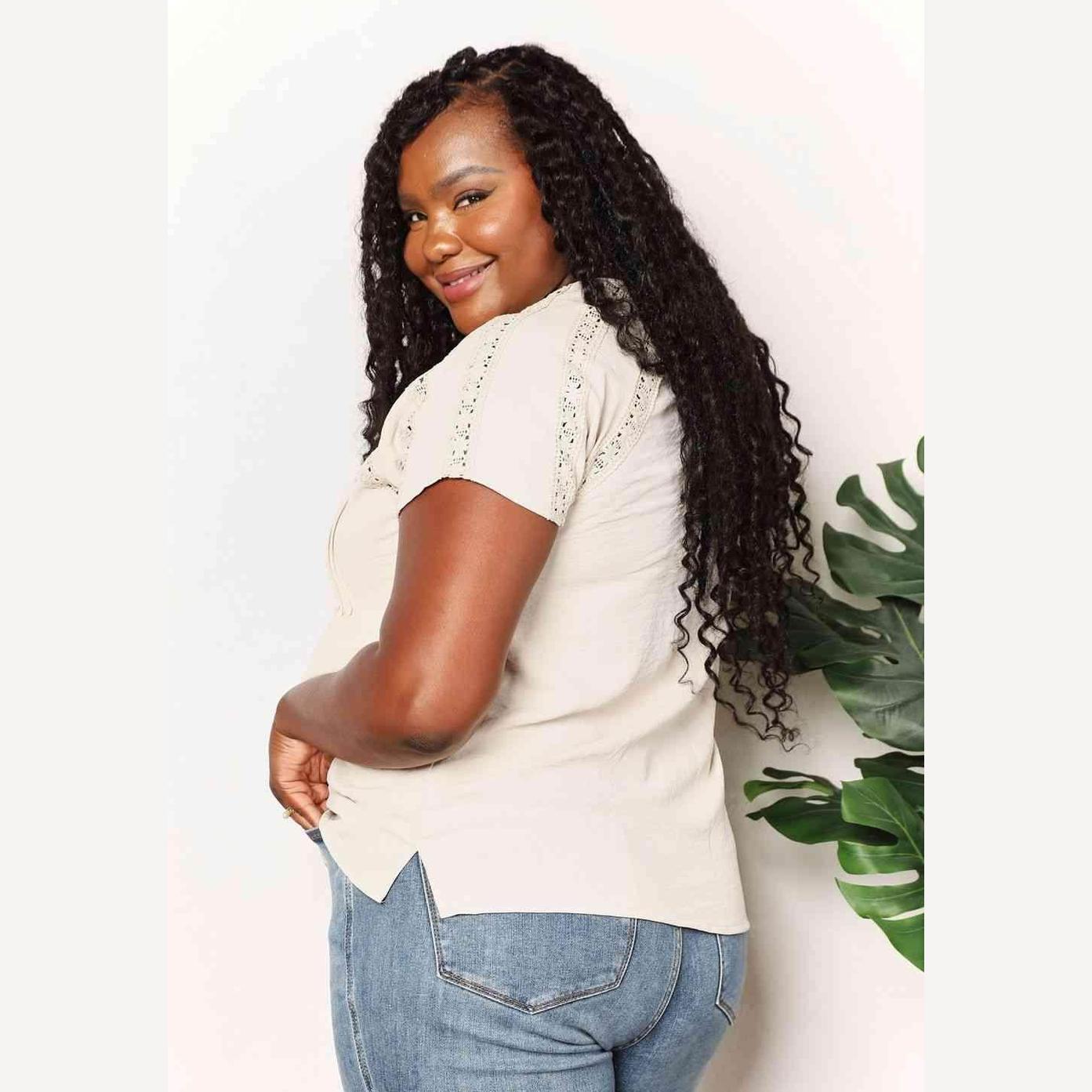 Trendsi Women's double take crochet top in a stylish design, perfect for warm weather outings