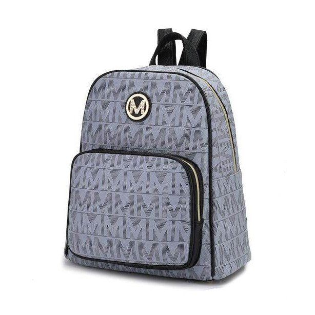 Fanny Signature Backpack by Pink Orpheus with stylish logo design and practical front pocket for easy access