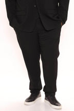 Men's Fashion Nova Modern Stretch Trousers in Black for a Comfortable and Stylish Look