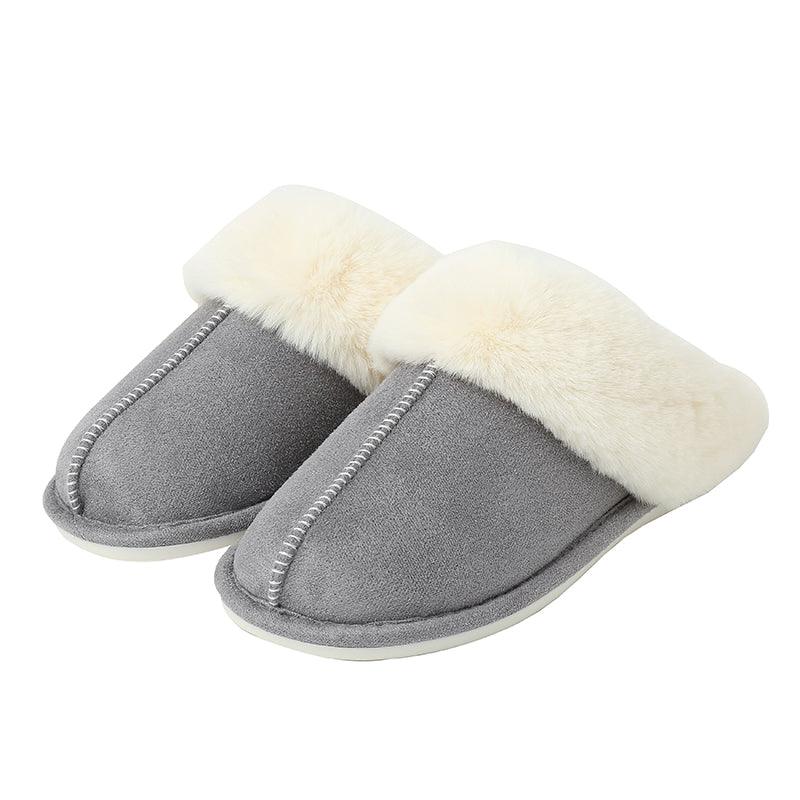 Women's Shoes - Slippers Faux Suede Center Seam Slippers