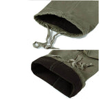 Men's fleece lined cargo pants from VacationGrabs with adjustable ankle and soft interior lining