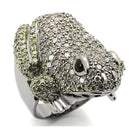 Stunning frog ring for men featuring sparkling rhinestones and a unique design for stylish accessories