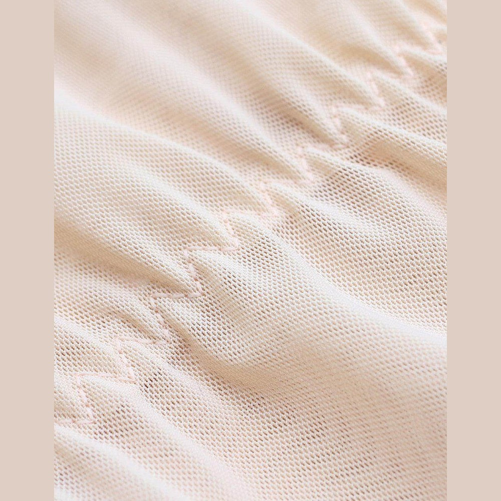 Close-up of Trendsi women's shapewear fabric showcasing full size shaping shorts with breathable material