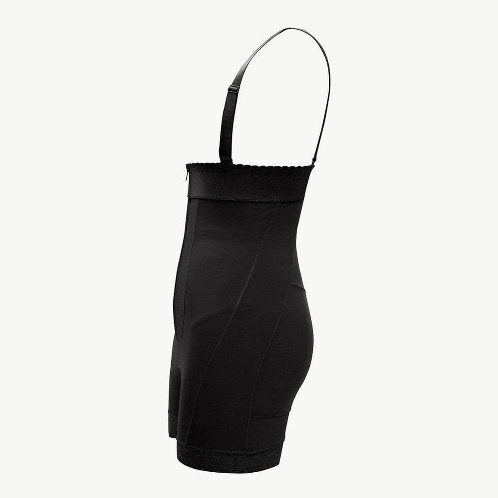 Full Size Zip Up Under-Bust Shaping Bodysuit - VacationGrabs