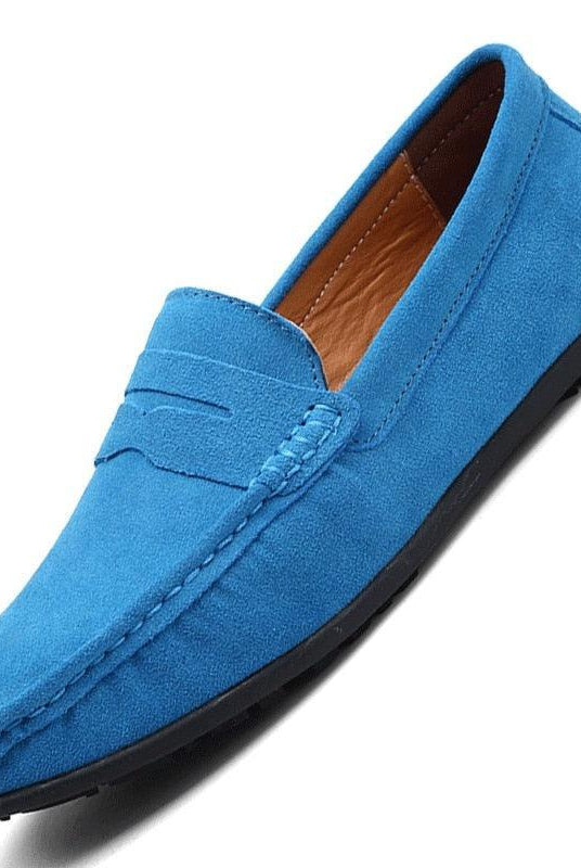 Men's Shoes - Loafers Genuine Leather Men Shoes Luxury Casual Slip Loafers Moccasins