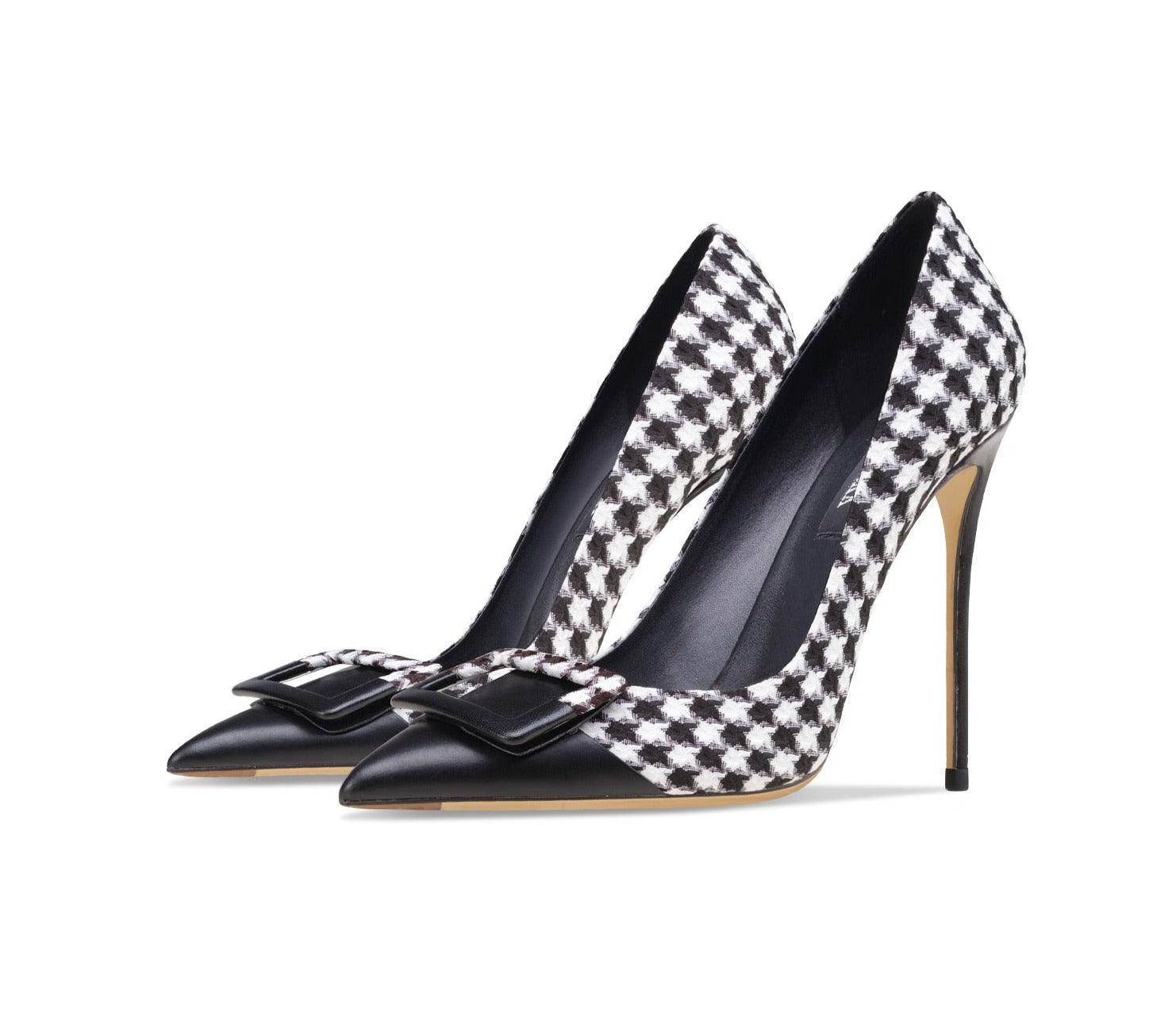 Women's Shoes - Heels Genuine Leather Star Design Women Pumps Luxury Pointed Toe...