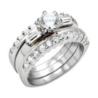 High polished engagement ring for women with a sparkling center stone and elegant band detailing