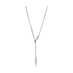 Elegant Y-shaped Women's Necklace in high polished stainless steel jewelry for a chic style