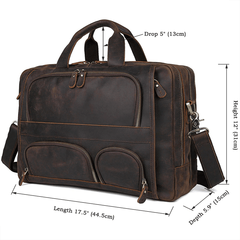 High quality 2024 leather briefcase