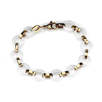 VacationGrabs Women's Bracelet featuring clear and gold accents, ideal as holiday jewelry gifts for her