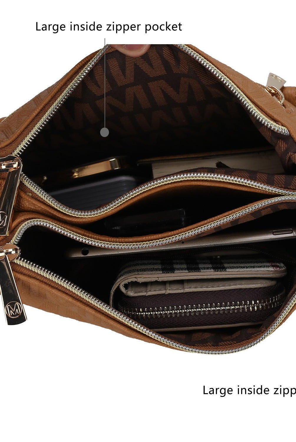 Wallets, Handbags & Accessories Janni Signature Embossed Crossbody Bag