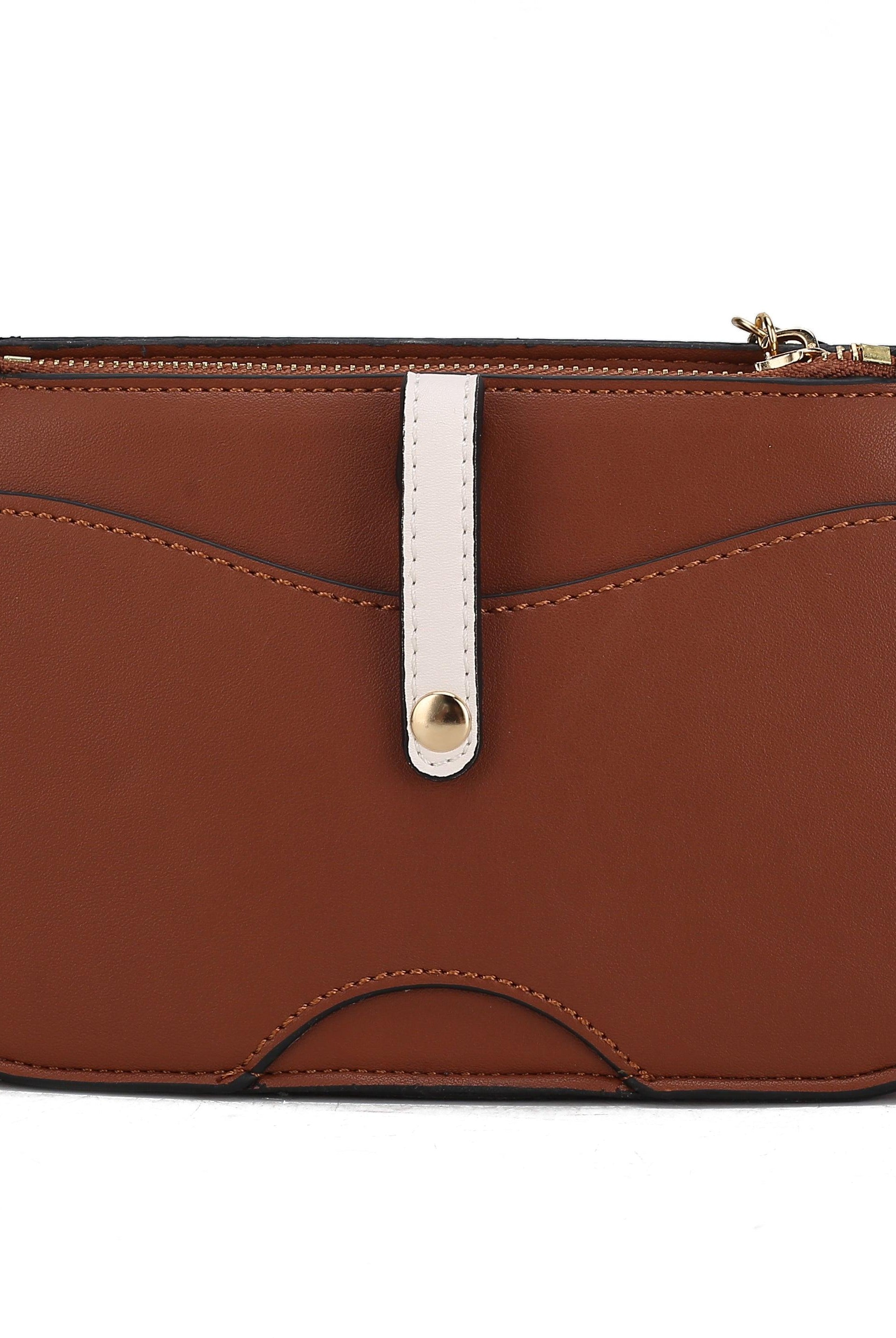 Wallets, Handbags & Accessories Jill Vegan Leather Women’S Color Block Crossbody Bag