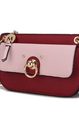 Wallets, Handbags & Accessories Jill Vegan Leather Women’S Color Block Crossbody Bag