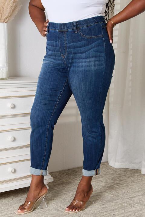 Women's Jeans Judy Blue Full Size Skinny Cropped Jeans