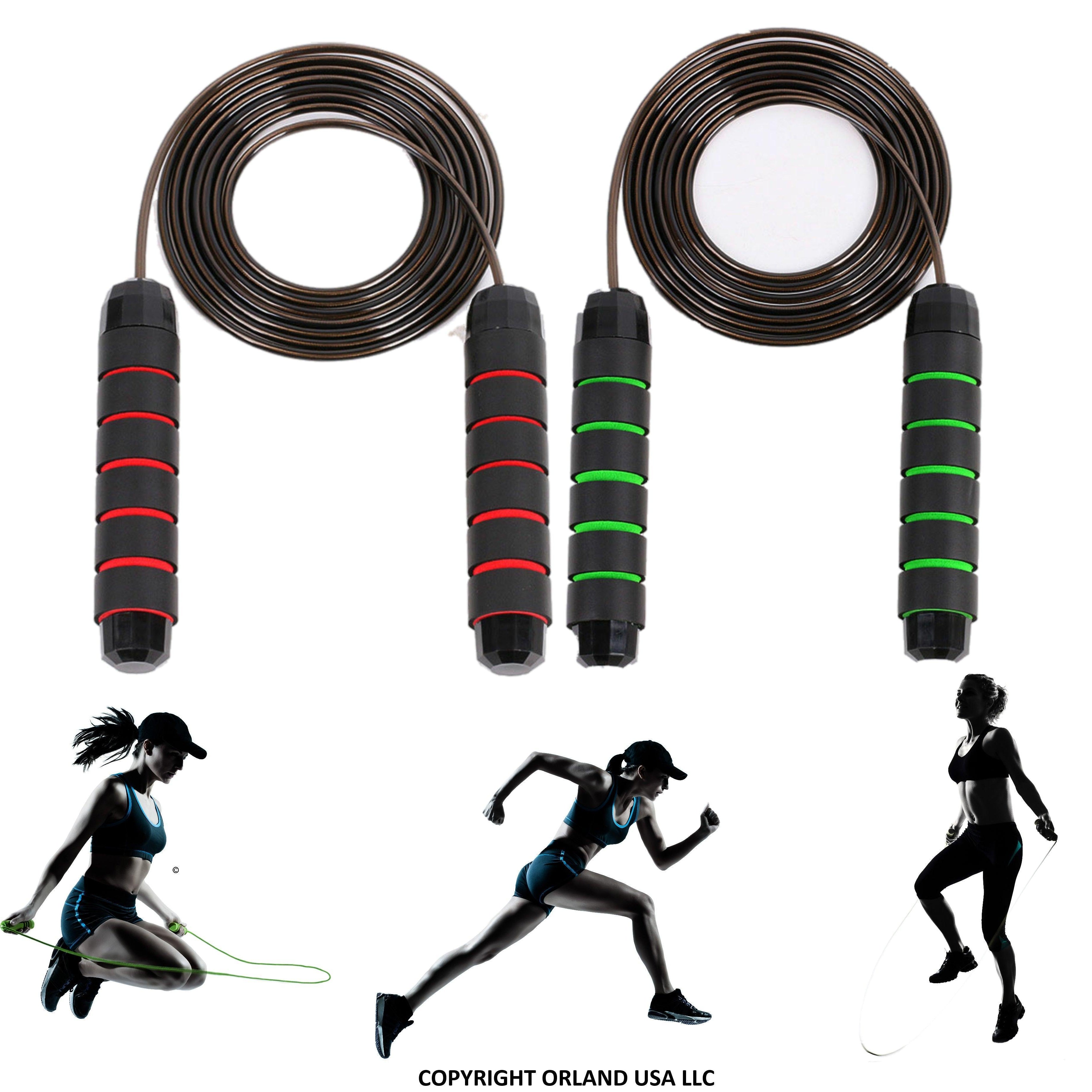 Fitness & Health Jump Rope Skipping Aerobic Exercise Adjustable Bearing Speed